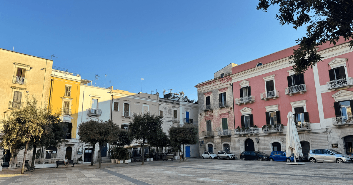 Trani town in the summer