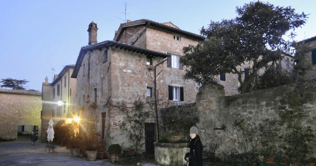 Walking around a village in central italy
