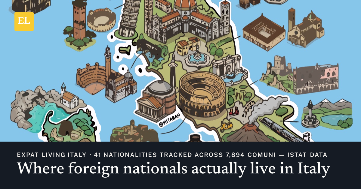 The interactive map | Expat Living Italy